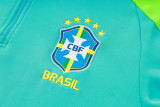 2024/25 Brazil Green Kids Sweater Tracksuit