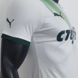 2023/24 Palmeiras Away White Player Version Jersey (All Sponsor 球员版全广告)