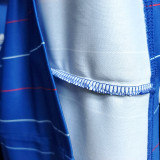 1982 France Home Blue Retro Soccer Jersey