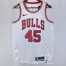 2023/24 Bulls JORDAN #45 White NBA Jerseys 热压