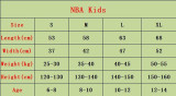 Nets DURANT #7 White Kids NBA Jersey 热压