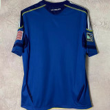 2011/12 LA Galax FC Blue Retro Soccer Jersey