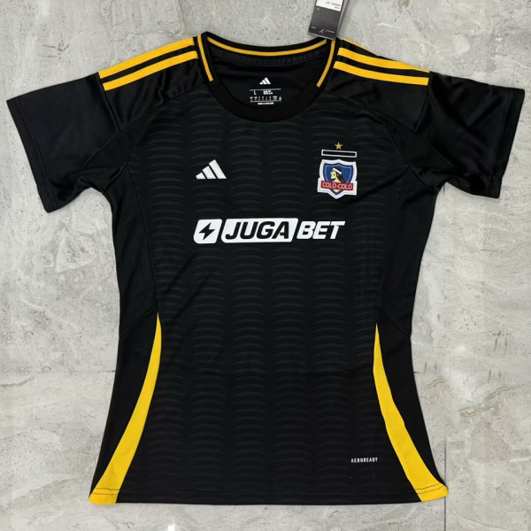 2025/26 Colo-Colo Away Black Women Soccer Jersey