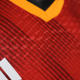 2024 Roma ASR Originals Red Player Version Soccer Jersey 有胸前新新广