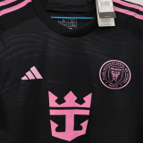 SERGIO #5 Inter Miami 1:1 Quality Away Black Fans Jersey 2023/24 胸前新广告