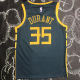Warriors DURANT #35 Black NBA Jerseys