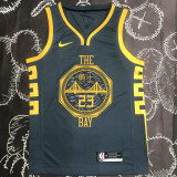 Warriors GREEN #23 Black NBA Jerseys