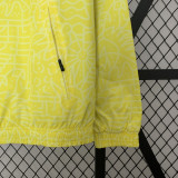 2024/25 Brazil Yellow And Blue Reversible Windbreaker 双面