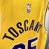 2024/25 Lakers TOSCANO #95 Yellow NBA Jerseys