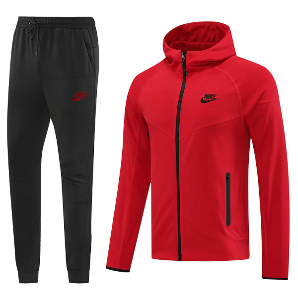 2024/25 Nk~ Red Hoody Zipper Jacket Tracksuit