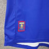 ZIDANE #10 France Home Blue Retro Soccer Jersey 1998 (右胸带小字)