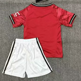 2025/26 M Utd Home Red Kids Soccer Jersey