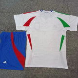 2024 Italy Away White kids Soccer Jersey