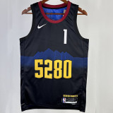 2023/24 Nuggets PORTER JR. #1 Black City Edition NBA Jerseys