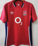 2021/22 England Away Red Rugby Shirt 英格兰