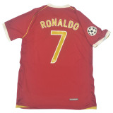 RONALDO #7 M Utd Home Retro Jersey 2006/07 (Have UCL Patch 带1个欧冠球 UCL Font 欧冠字体 ) ★★