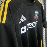 2025/26 Colo-Colo Away Black Fans Soccer Jersey