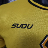 2024/25 Wolves Home Yellow Player Version Soccer Jersey