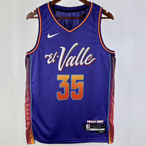 2023/24 Suns DURANT #35 Purple City Edition NBA Jerseys
