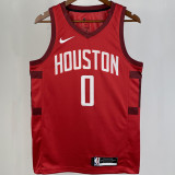 Rockets WESTBROK #0 Red Reward Edition NBA Jerseys