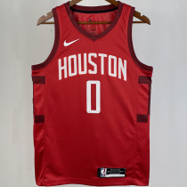Rockets WESTBROK #0 Red Reward Edition NBA Jerseys