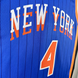 2023/24 NY Knicks ROSE #4 Blue City Edition NBA Jerseys