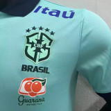 2022/23 Brazil Light Blue Polo Short Jersey