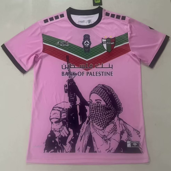 2024/25 Palestino Pink Fans Soccer Jersey