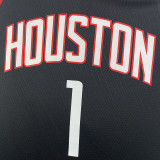 2023/24 Rockets MCGRADY #21 Black NBA Jerseys