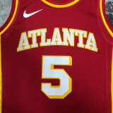 2023 Hawks MURRAY #5 Red NBA Jersey
