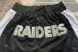 RAIDERS Black Four Bags NBA Pants
