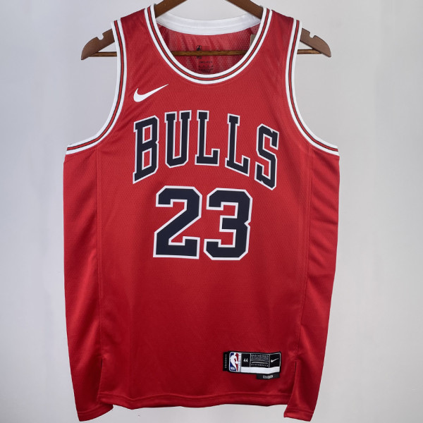 2023/24 Bulls JORDAN #23 Red NBA Jerseys