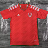 RAMSEY #10 Wales Home Red Fans Jersey 2022/23