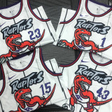 Toronto Raptors VANVLEET #23 Retro White NBA Jerseys