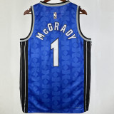 2023/24 Magic MCGRADY #1 Royal Blue Retro NBA Jerseys 热压