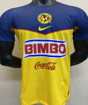 2011/12 Club America Home Yellow Retro Soccer Jersey