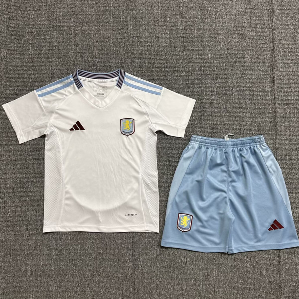 2024/25 Aston Villa Home Kids Soccer Jersey