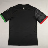 2025 Palestine Black Fans Soccer Jersey 黑花