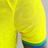2022/23 Brazil Home Yellow Player Version Jersey