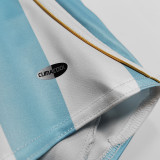 2006 Argentina Home Retro Soccer Jersey