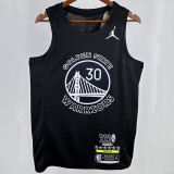 Warriors CURRY #30 Black Honor Edition NBA Jerseys
