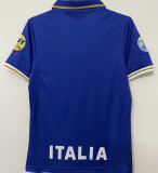 1996 Italy Home Blue Retro Soccer Jersey