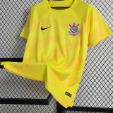 2023/24 Corinthians Yellow Goalkeeper Soccer Jersey