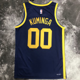 Warriors KUMINGA #00 Royal Blue NBA Jerseys