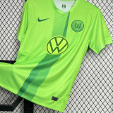 2024/25 Wolfsburg Home Green Fans Soccer Jersey