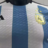 CAMPEONES DEL MUNDO 3 Stars Argentina Player Version Jersey (3 Stars 3星) ★★