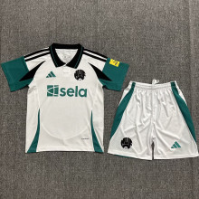 2024/25 Newcastle Third White Kids Soccer Jersey