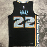 2023 Grizzlies BANE #22 Black City Edition NBA Jerseys