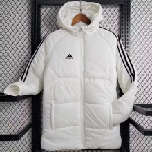 2023/24 Ad White Cotton Jacket 黑三边
