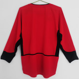2002/04 M Utd Home Long Sleeve Retro Soccer Jersey